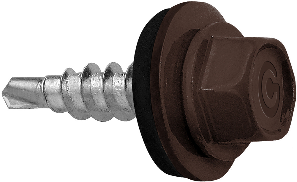 Vis autotaraudeuses Sw 4,8x20mm RR887 brun chocolat